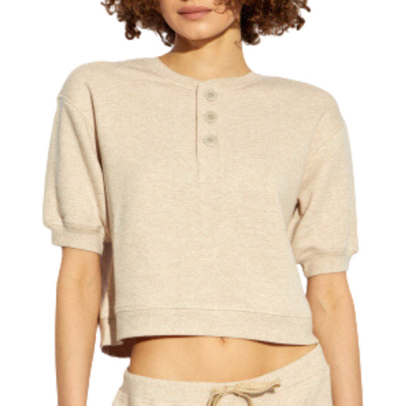 Ulla Johnson Call Sweat Pant in Oatmeal Melange M - Picture 6 of 7